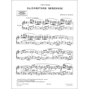Elizabeth Serenade : Pour Piano